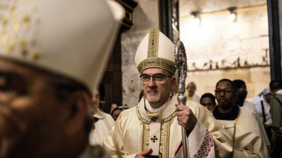 Entre l&aacute;grimas e esperan&ccedil;a, crist&atilde;os de Jerusal&eacute;m recordam o papa Francisco