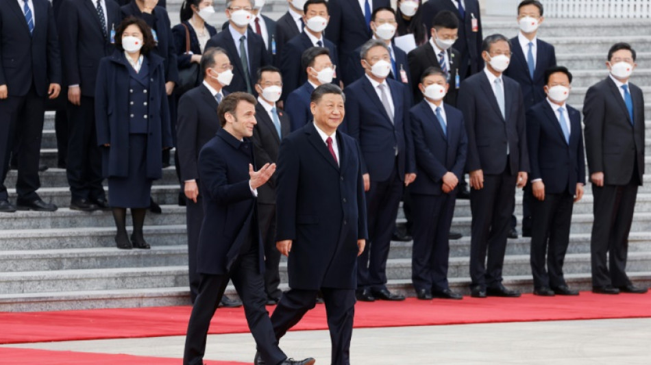 Chinas Staatschef Xi empf&auml;ngt Frankreichs Pr&auml;sident Macron in Peking