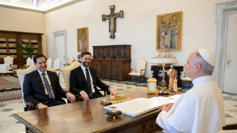 Le&oacute;n XIV recibi&oacute; en el Vaticano a Vance y a Rubio