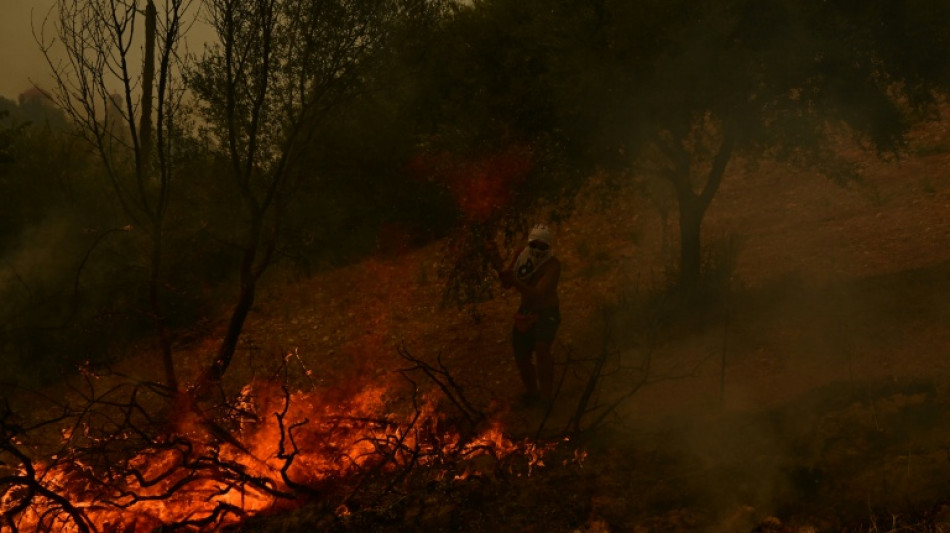 Grecia enfrenta más de 20 incendios en una jornada dificultada por los fuertes vientos