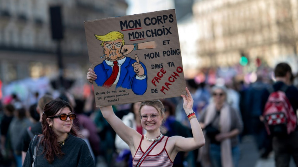French throng streets for International Women's Day rallies