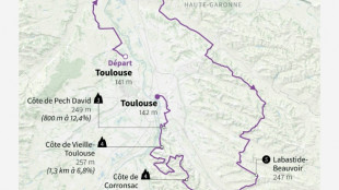 La onzième étape du Tour de France: de l'action autour de Toulouse
