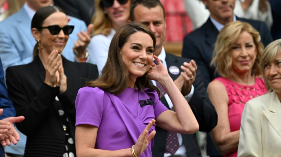 Prinzessin Kate mit Jubel und Applaus bei Wimbledon-Finale in London begr&uuml;&szlig;t