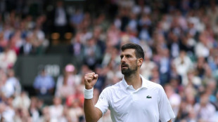 Wimbledon: Djokovic se relève d'une entame cauchemardesque et passe en quart