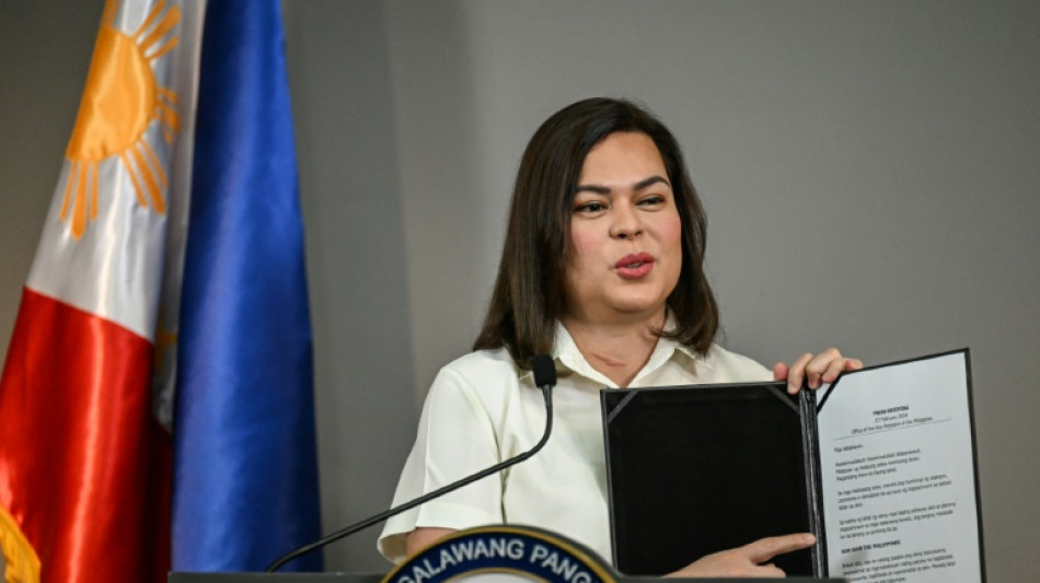 Sara Duterte back in Philippines after month with detained father
