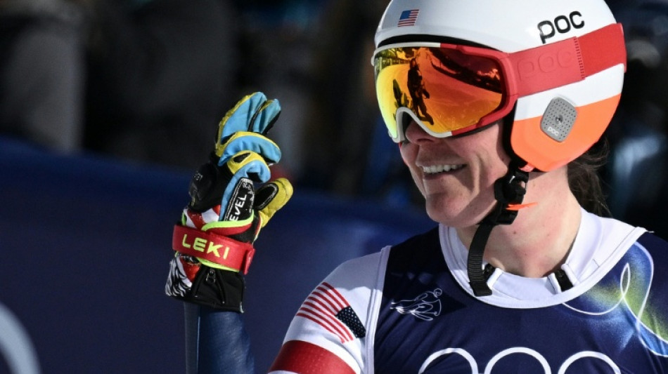 Breezy Johnson wins Olympic downhill gold, Vonn crashes out