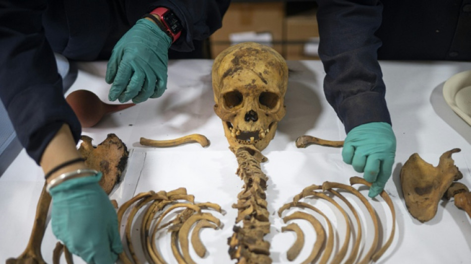 Peru gas workers find thousand-year-old mummy