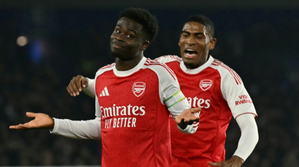 Arsenal extend lead in title race after Saka sinks Brighton