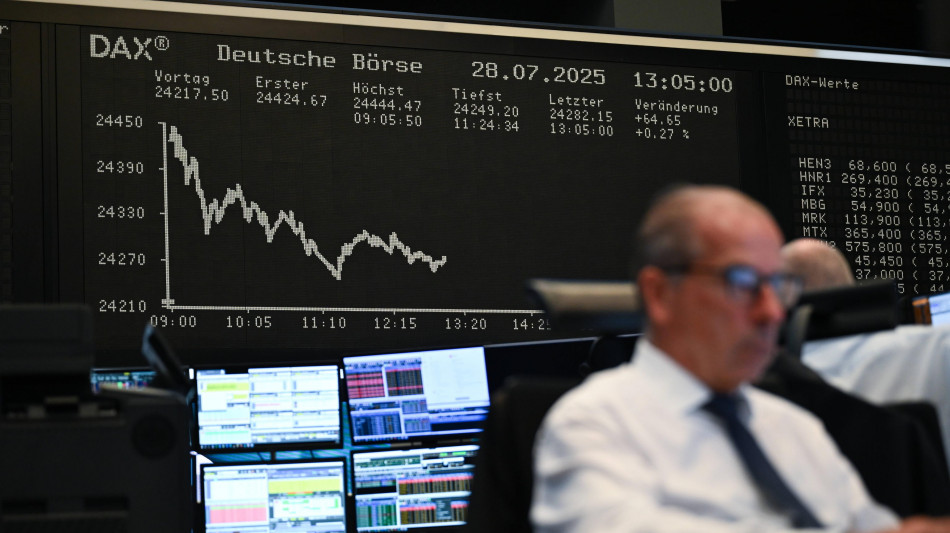 Borsa: l'Europa &egrave; in calo dopo Powell, sale il petrolio