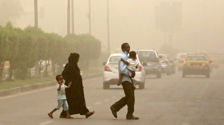 Face aux temp&ecirc;tes de sable et de poussi&egrave;re, la lassitude des Irakiens
