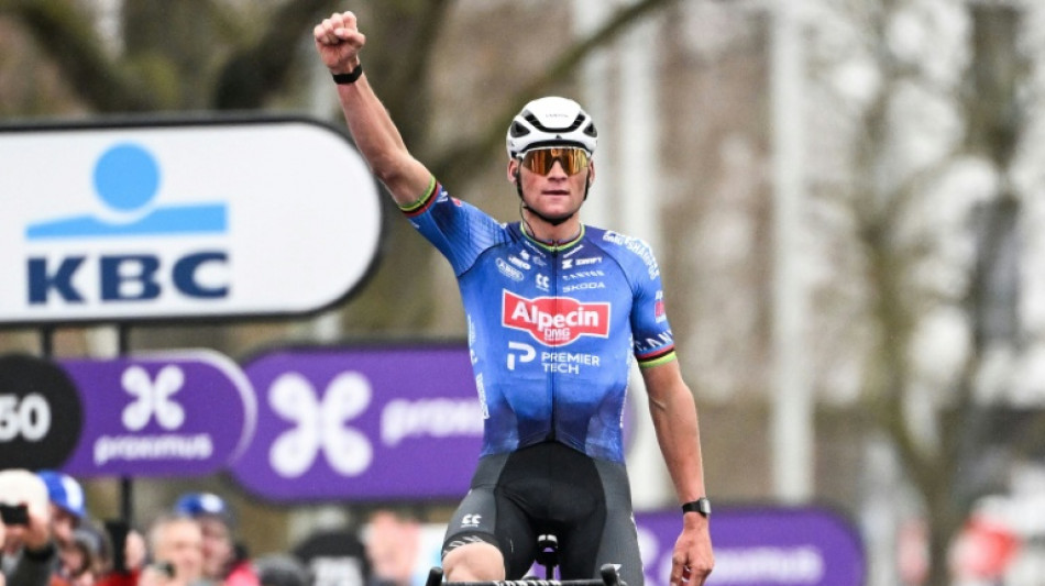 Van der Poel romps to cobbled classic win