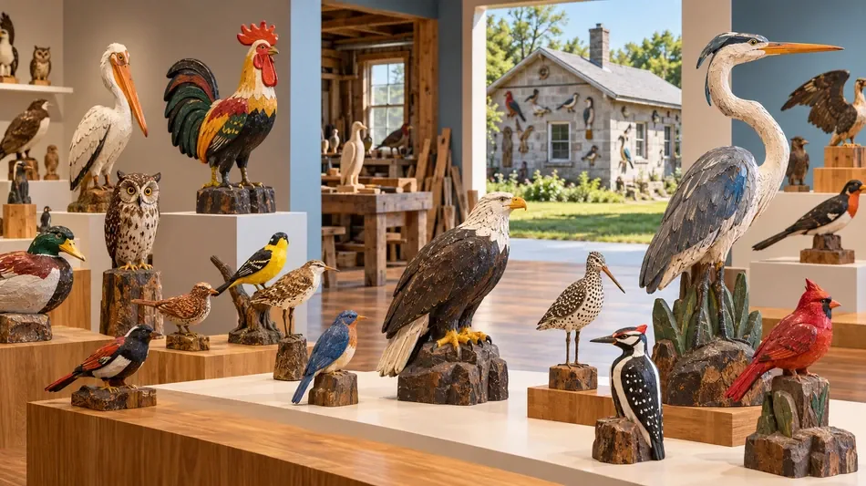 Albert Zahn&rsquo;s carved birds find a lasting home in Wisconsin museums