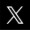 A white x on a black backgroundDescription automatically generated