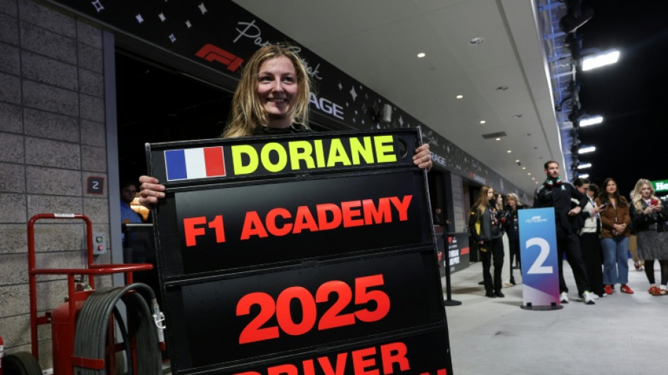 F1 Academy: "ce titre va m'ouvrir des portes" affirme Doriane Pin à l'AFP