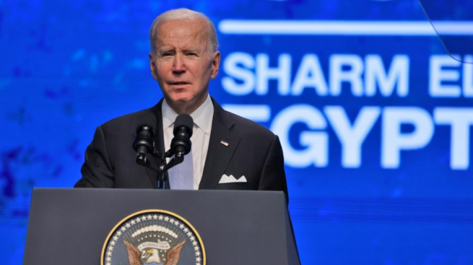 Biden sichert in Scharm el-Scheich entschiedene Ma&szlig;nahmen gegen Klimakrise zu