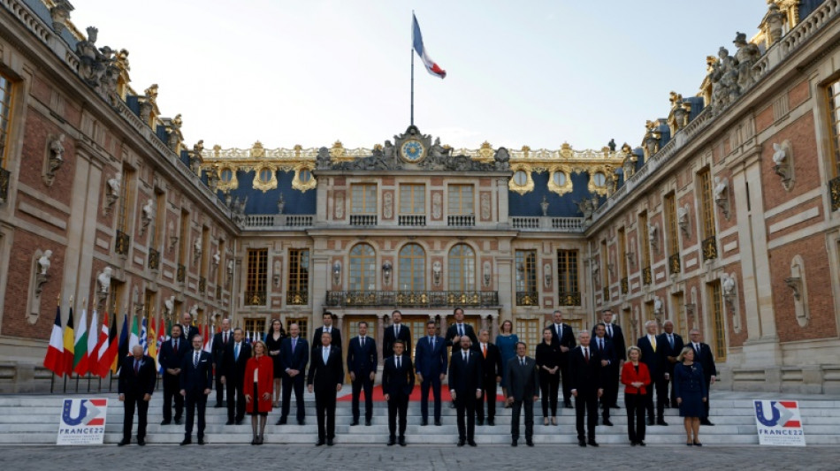 Grave mood at EU summit in gilded Versailles palace
