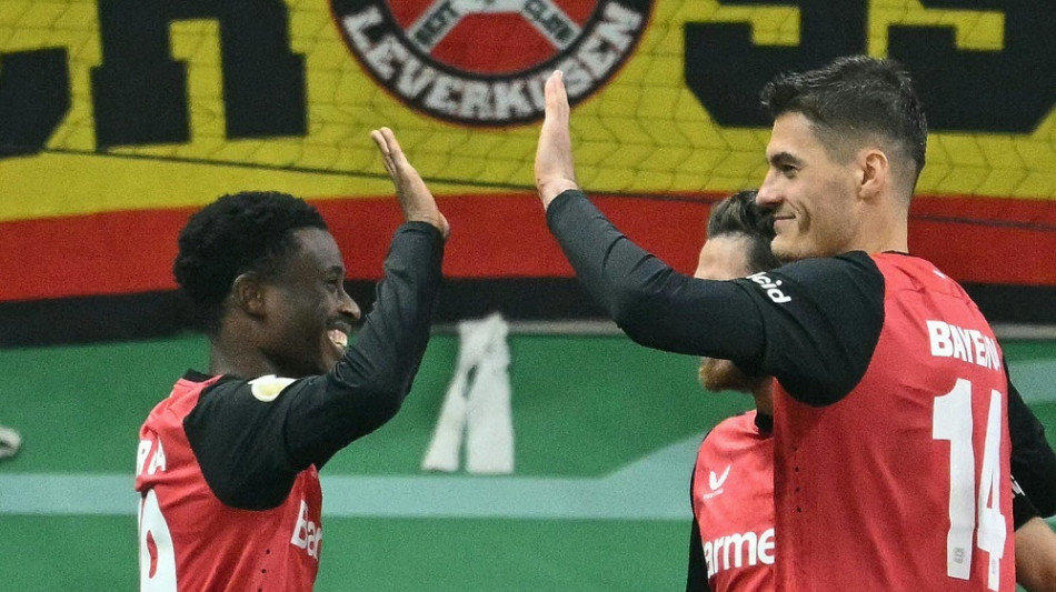 Schick trifft doppelt: Bayer souver&auml;n ins Pokal-Achtelfinale