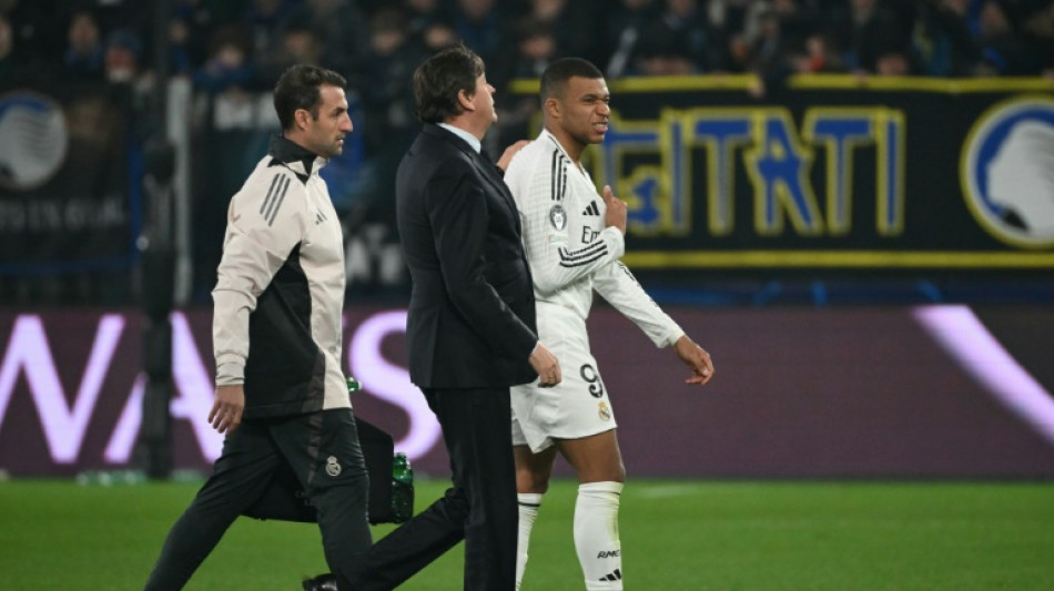 C1: Mbapp&eacute; (Real Madrid) sort sur blessure contre l'Atalanta, Ancelotti rassurant
