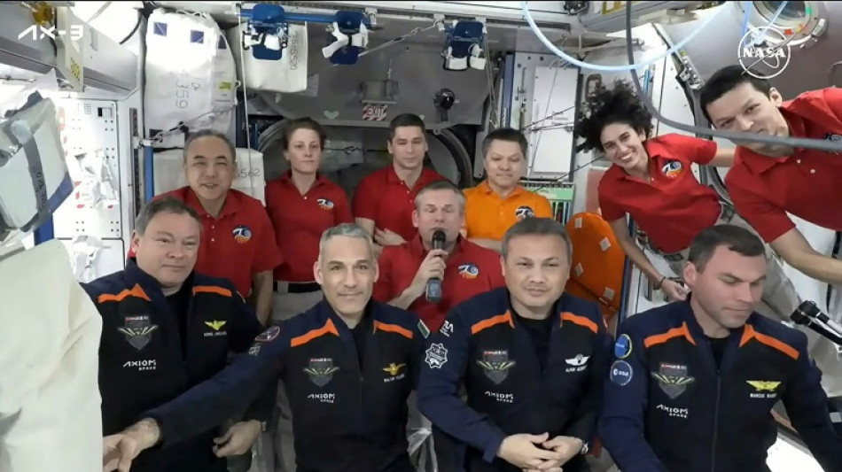 Retour sur Terre des astronautes europ&eacute;ens apr&egrave;s leur mission priv&eacute;e &agrave; bord de l'ISS