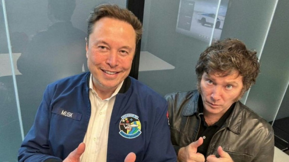 Milei se re&uacute;ne com Musk nos EUA