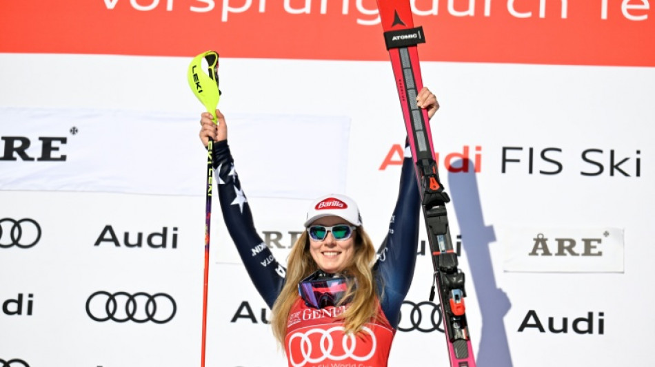 Ski: Shiffrin remporte le slalom d'Are devant Aicher, suspense pour le gros globe