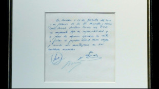 La premi&egrave;re promesse de contrat de Messi, sur une serviette en papier, bient&ocirc;t aux ench&egrave;res