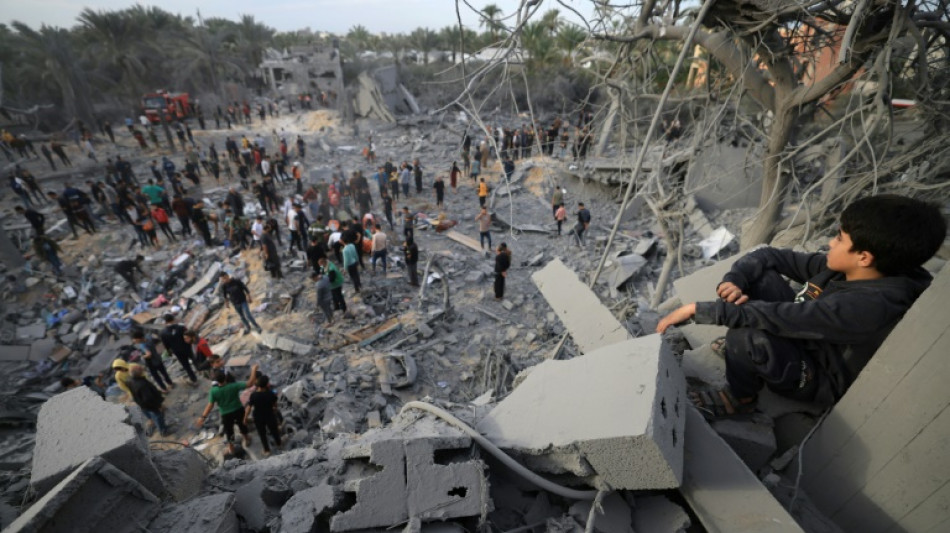 Palestinos deslocados no sul de Gaza querem tr&eacute;gua para voltar para casa