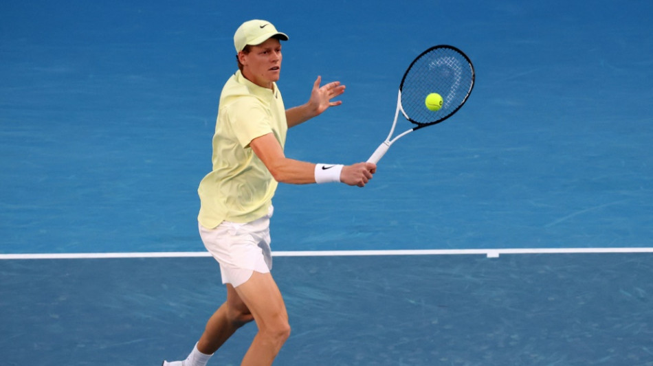 M&uuml;he gegen Au&szlig;enseiter: Sinner noch nicht in Bestform