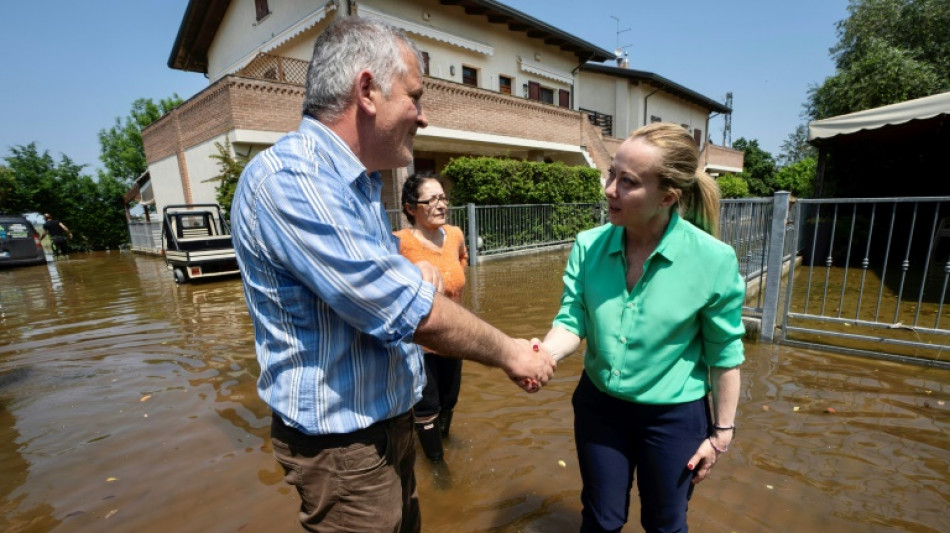 Meloni besucht von &Uuml;berschwemmungen betroffene Gebiete in Italien