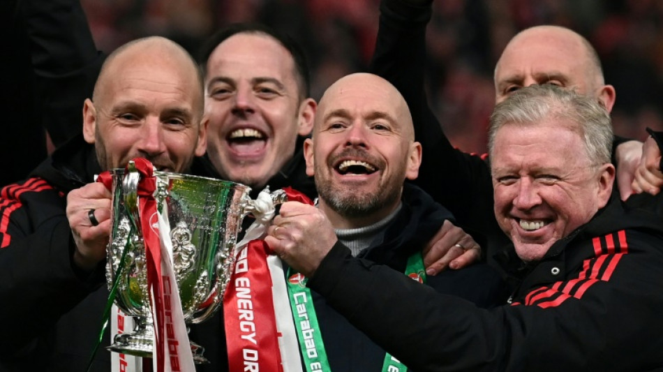 Ten Hag wants to 'keep on dancing' after first trophy as Man Utd boss