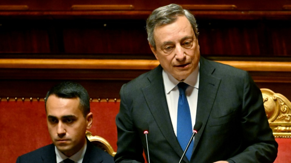 Italie: pr&ecirc;t &agrave; rester, Draghi renvoie la balle aux partis de sa coalition