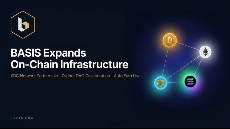 BASIS.pro Expands On-Chain Infrastructure with XDC Network Partnership and Zypher DAO as Auto Earn Goes Live