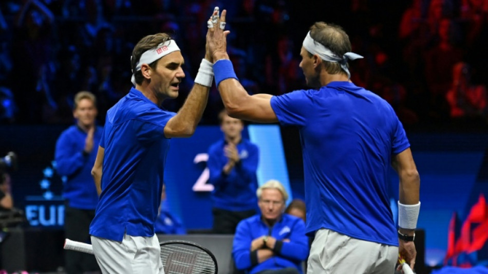 Federer relishes 'different' future after final bow alongside Nadal