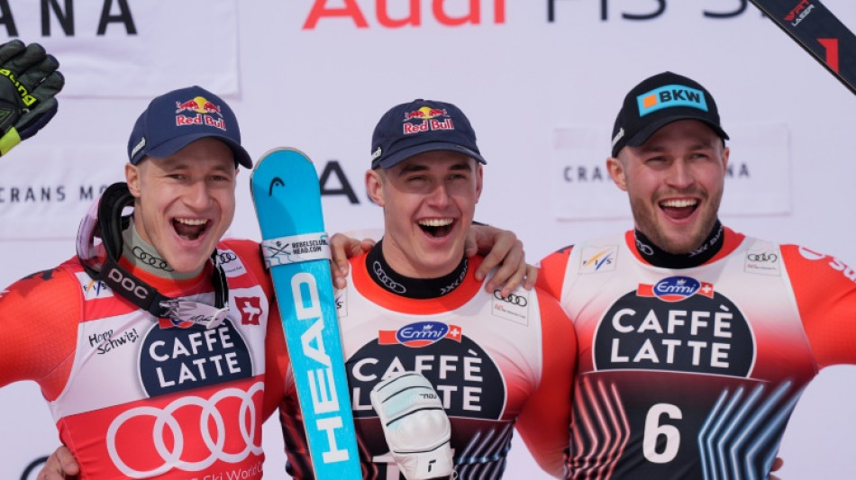 Ski: Von Allmen emm&egrave;ne un tripl&eacute; suisse dans la descente de Crans-Montana