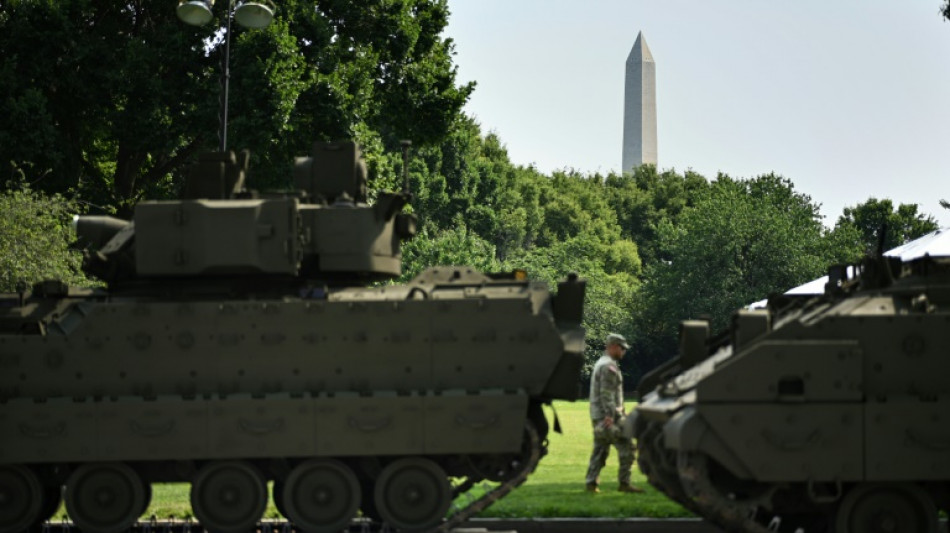Von Trump gew&uuml;nschte Milit&auml;rparade zieht durch Washington