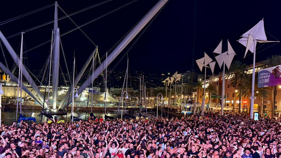 In 40mila al Porto Antico di Genova per il dj set di Novah