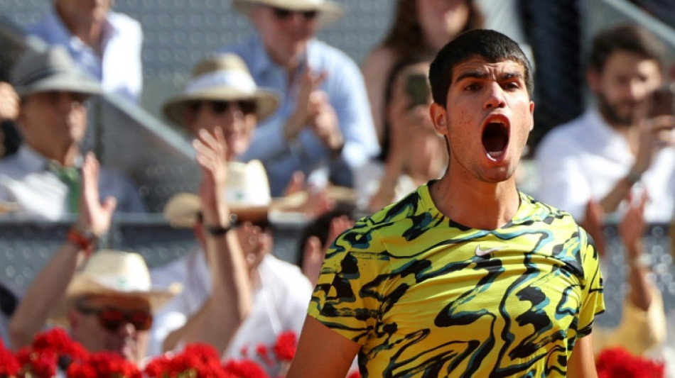 Alcaraz into Madrid final on 20th birthday, faces lucky loser Struff
