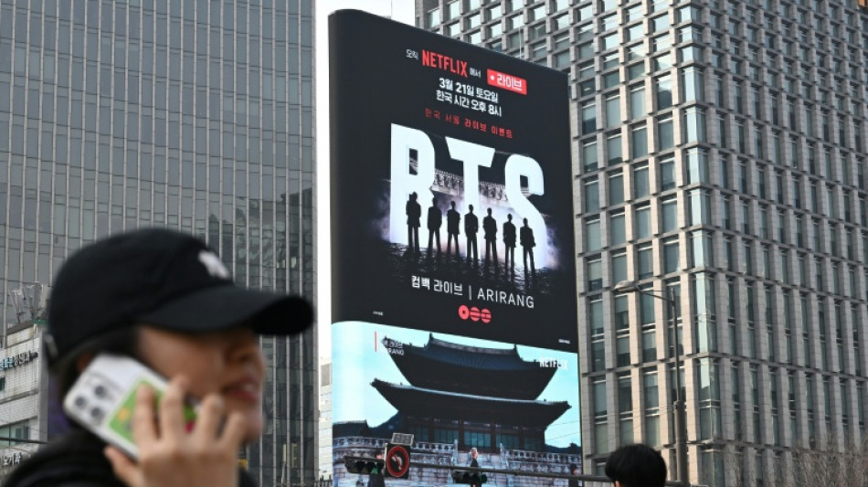 Pour les fans de BTS, un retour de b&acirc;ton... lumineux