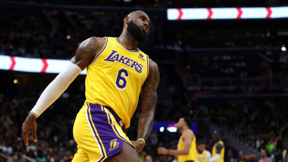 Basket: LeBron James d&eacute;passe Karl Malone mais les Lakers perdent &agrave; Washington