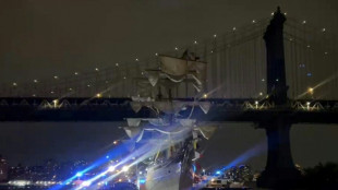 Mexican Navy training ship hits New York's Brooklyn Bridge