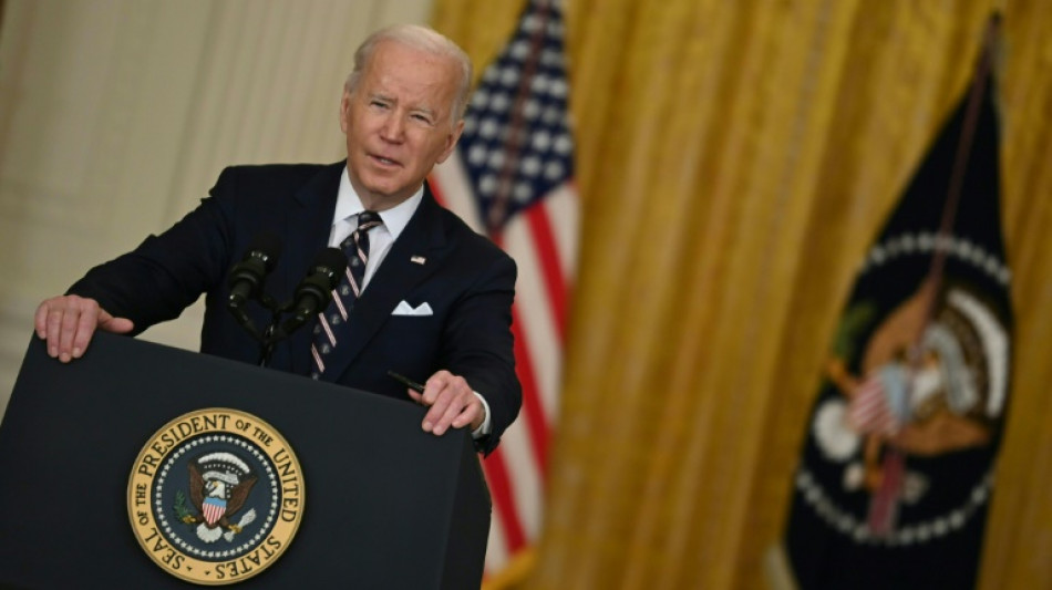Invasion de l'Ukraine: Biden expose jeudi la riposte am&eacute;ricaine