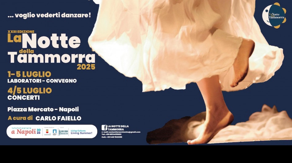 A Napoli La Notte della Tammorra con Serena Rossi e Peppe Barra