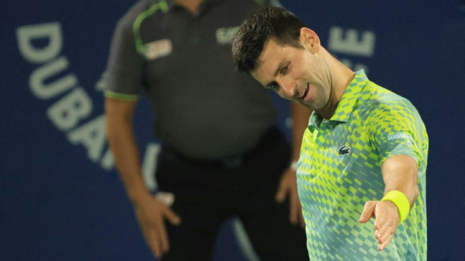 ATP: Djokovic tombe &agrave; Duba&iuml;, premi&egrave;re d&eacute;faite en 2023
