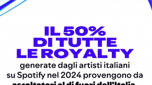 Spotify, royalty artisti italiani per 50% proviene dall'estero