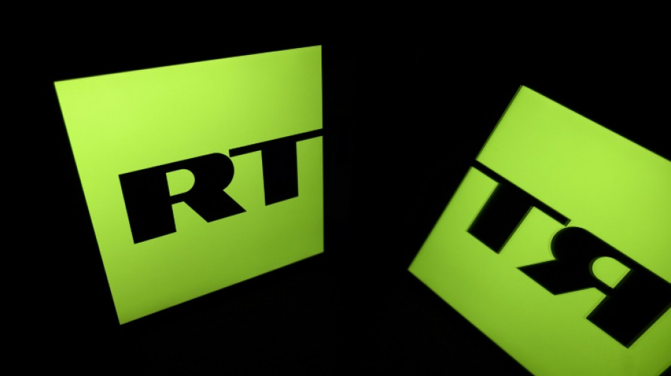 D&eacute;j&agrave; suspendue dans l'UE, la cha&icirc;ne russe RT France voit ses avoirs gel&eacute;s