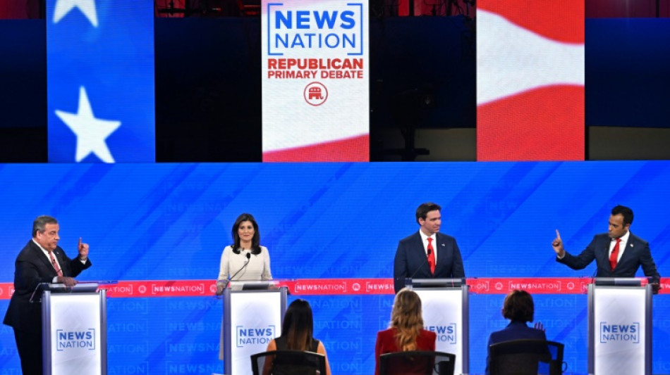Haley, encurralada no quarto debate dos pr&eacute;-candidatos republicanos nos EUA