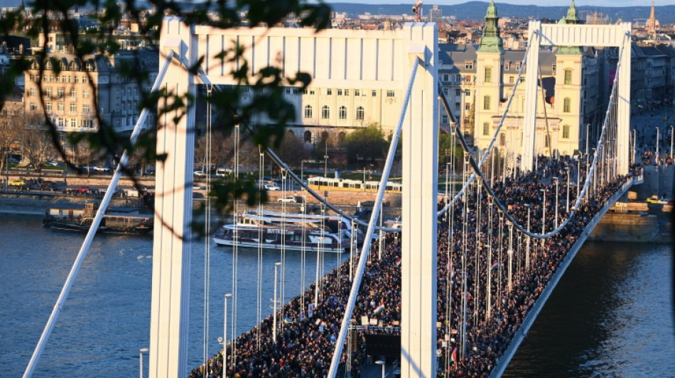 Thousands of Hungarians protest against Pride ban law