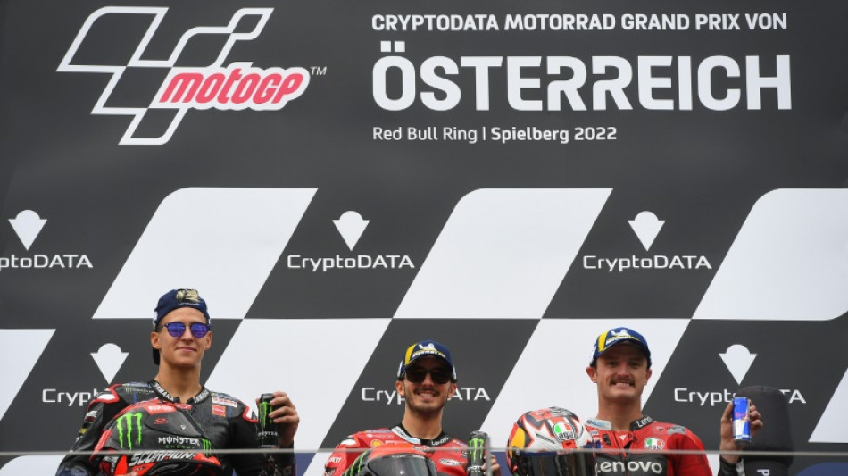 Bagnaia gana GP de Austria de MotoGP delante de Quartararo, que sigue l&iacute;der del Mundial