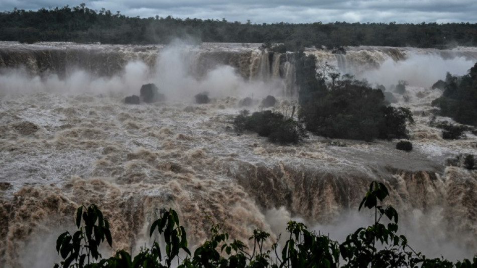 Les chutes d'Iguazu enregistrent un d&eacute;bit dix fois sup&eacute;rieur &agrave; la normale