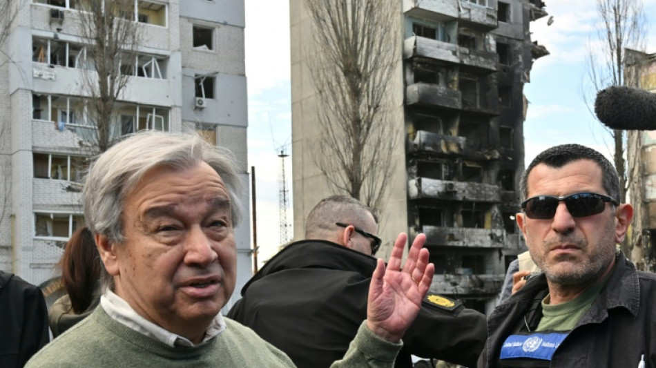 Guterres besucht zerst&ouml;rte ukrainische St&auml;dte Butscha und Borodjanka